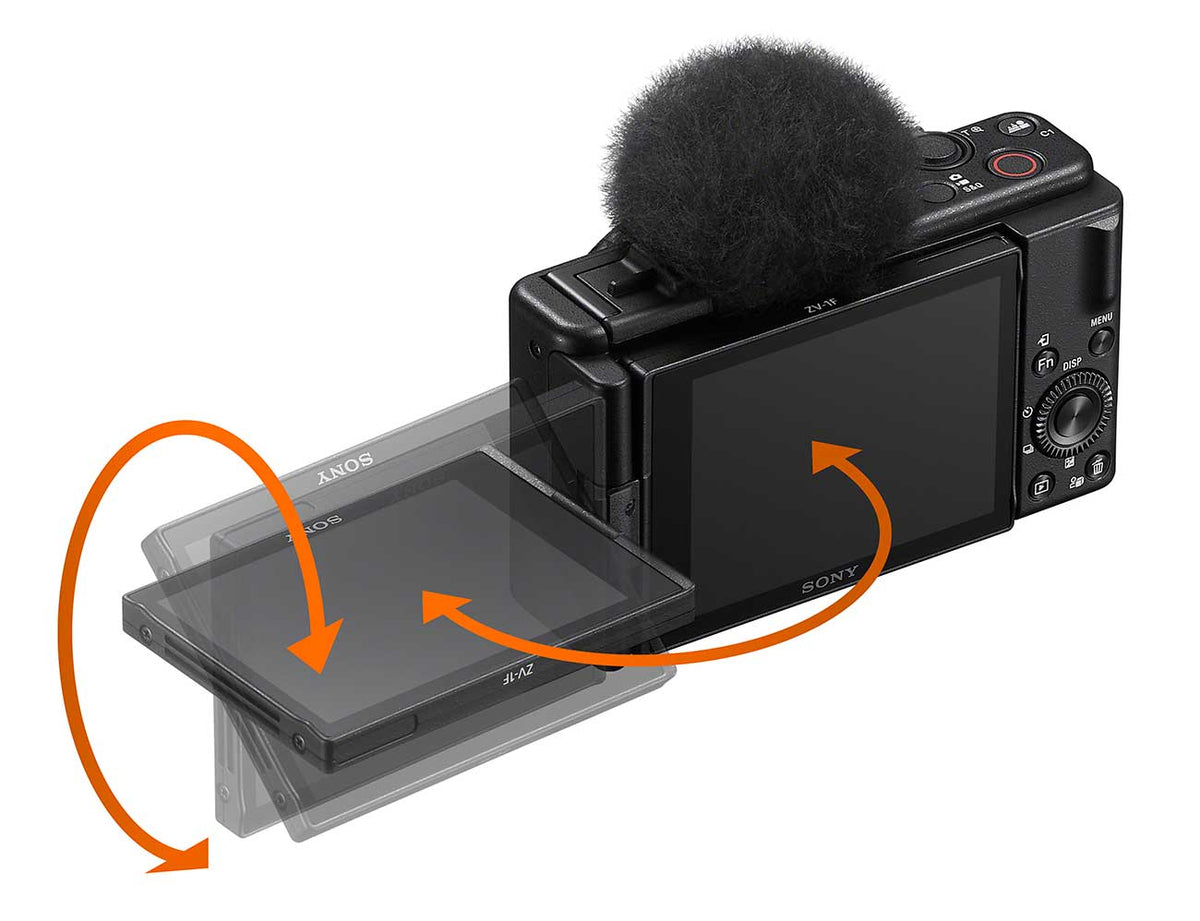 Sony ZV-1F Black Vlog Camera For Content Creators & Vloggers - ZV1F/B - image 3