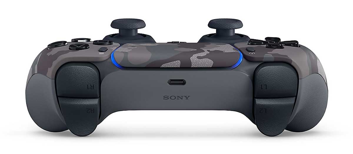 Sony PlayStation 5 Controller DualSense Wireless in Gray Camouflage - 1000050331 - image 2