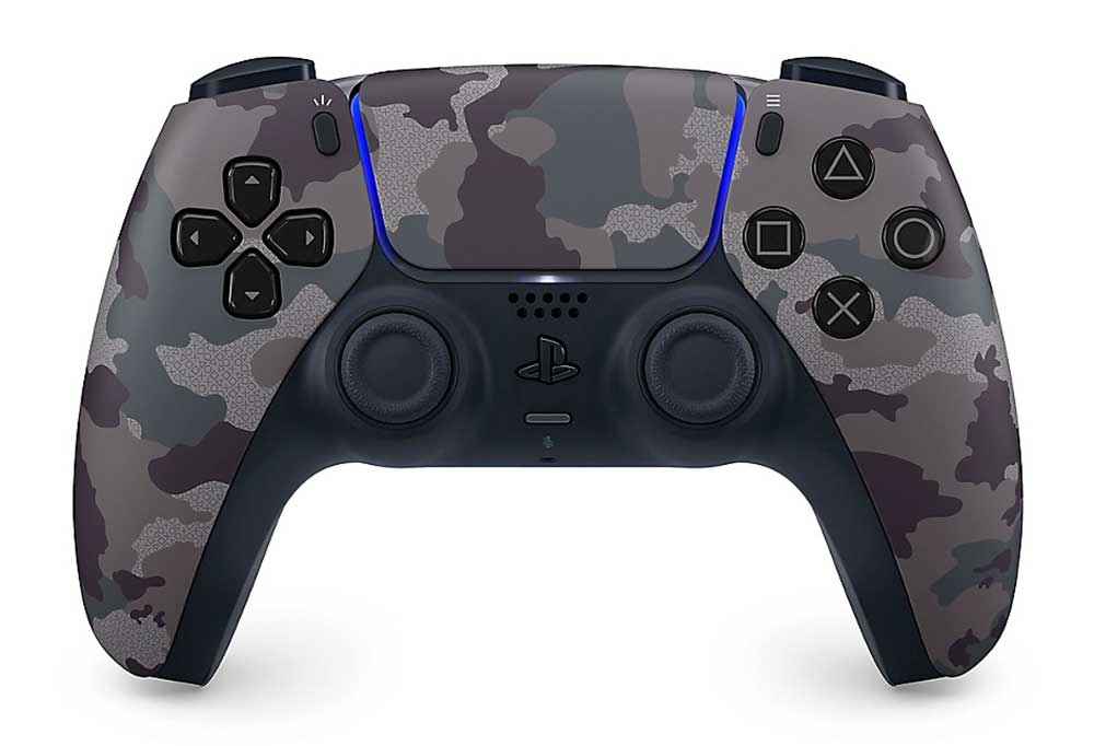 Sony PlayStation 5 Controller DualSense Wireless in Gray Camouflage - 1000050331 - image 1