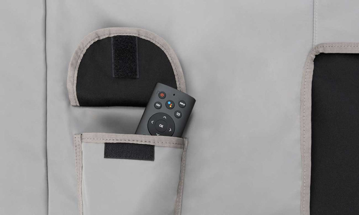 SunBrite 65" Universal Outdoor TV Grey Dust Cover - SB-DC-65-GRY - image 4