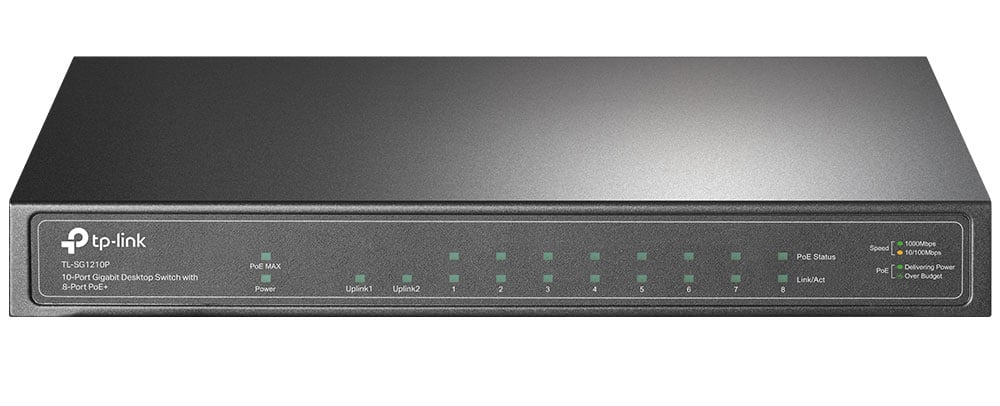 TP-Link 10-Port Gigabit Desktop Switch - TLSG1210P - image 1