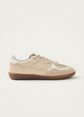 Tb.490 Rife Grain Leder-Sneaker in Creme