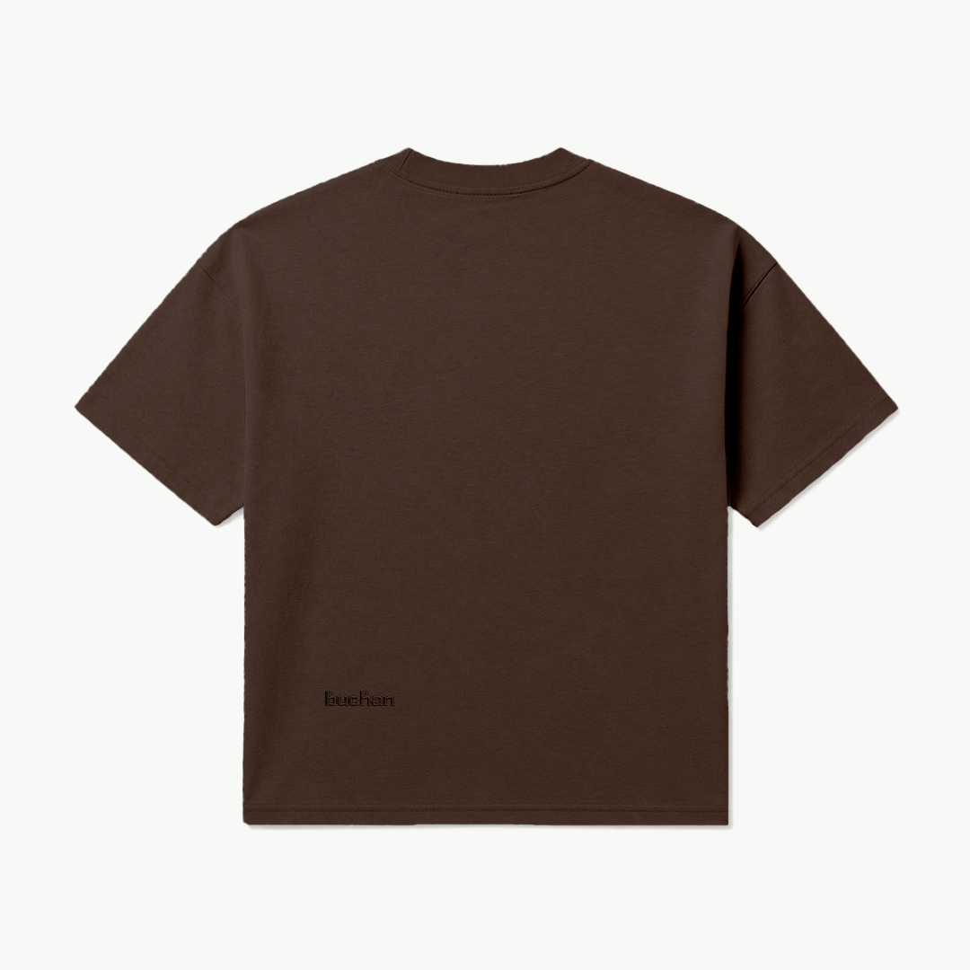 Camiseta Essential - Marrón