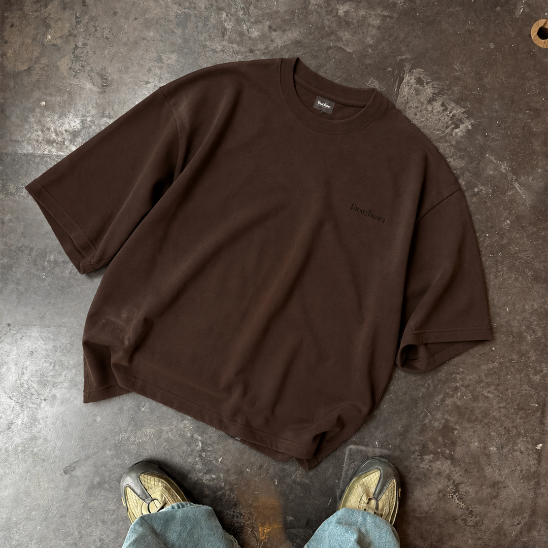 Camiseta Essential - Marrón