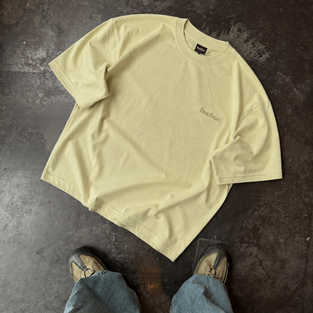 Camiseta Essential - Amarillo Mantequilla