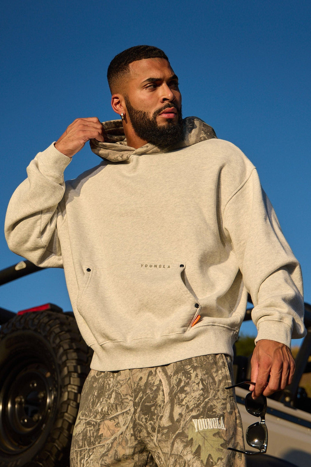 5098 - Sudaderas con estampado de camuflaje de bosque