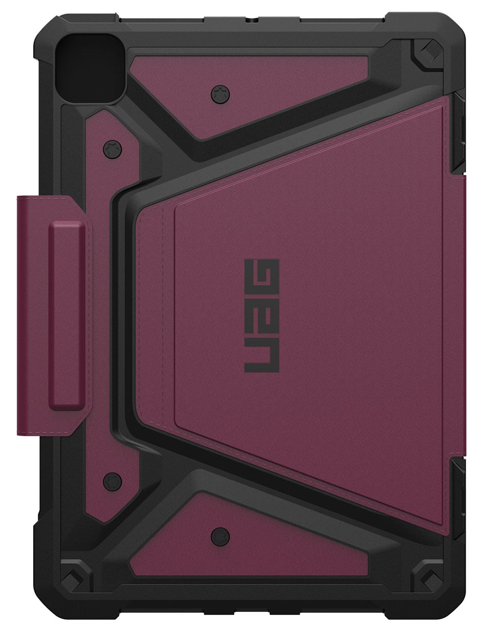 Urban Armor Gear Metropolis SE Folio iPad Case for iPad Pro 11-Inch M5 6th Gen in Bordeaux - 124475119049 - image 1