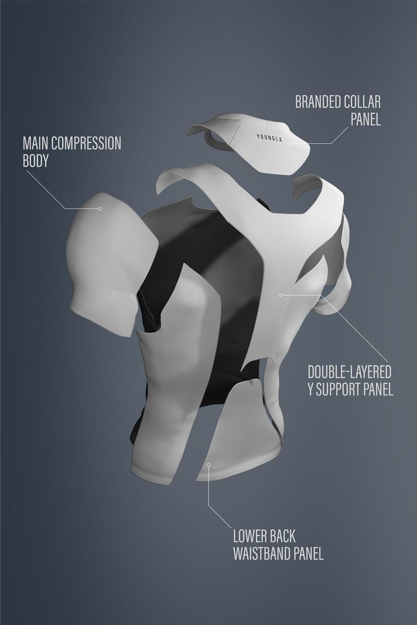 4282 - T-shirts de compression pour la posture
