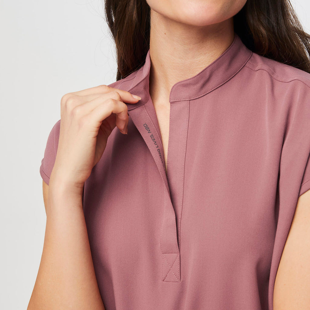 Rafaela Oversized Scrub Top™ - Mauve