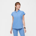 Rafaela Oversized Scrub Top™ - Ceil Blue