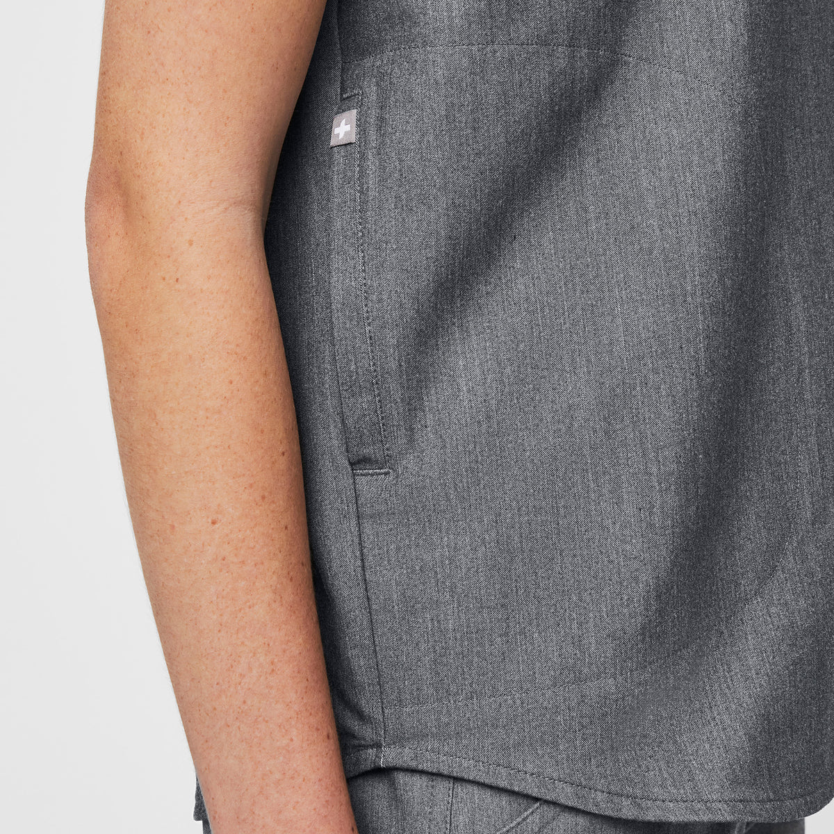 Rafaela Oversized Scrub Top™ - Graphite