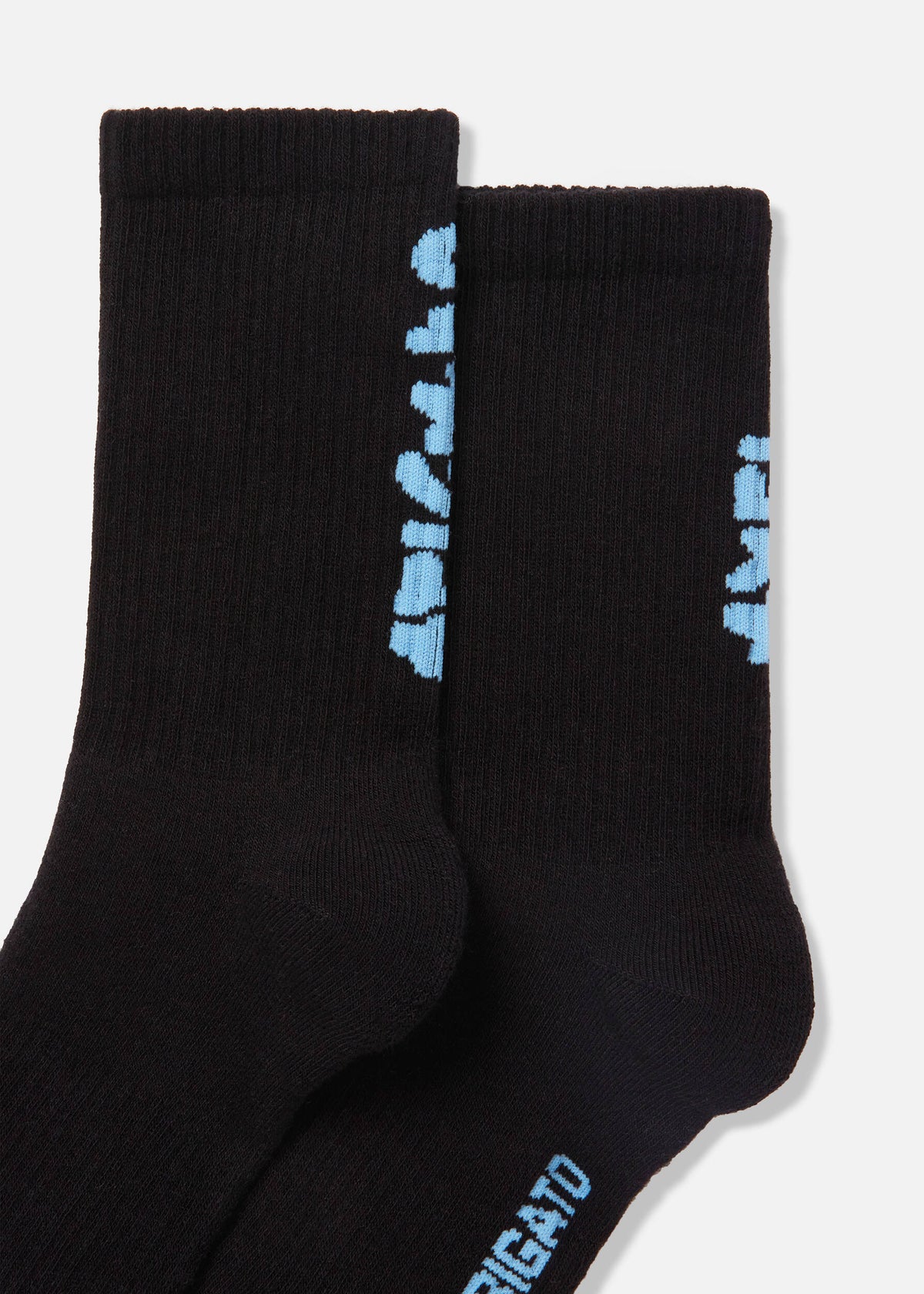 Floral Jacquard Socks - Black - image 2