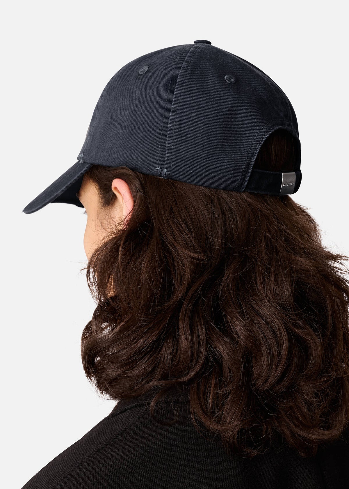 Floral Washed Cap - Dark Grey - image 4