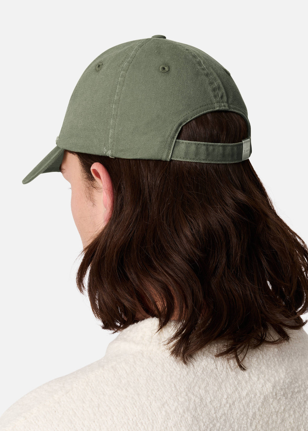 Floral Washed Cap - Olive Green - image 2