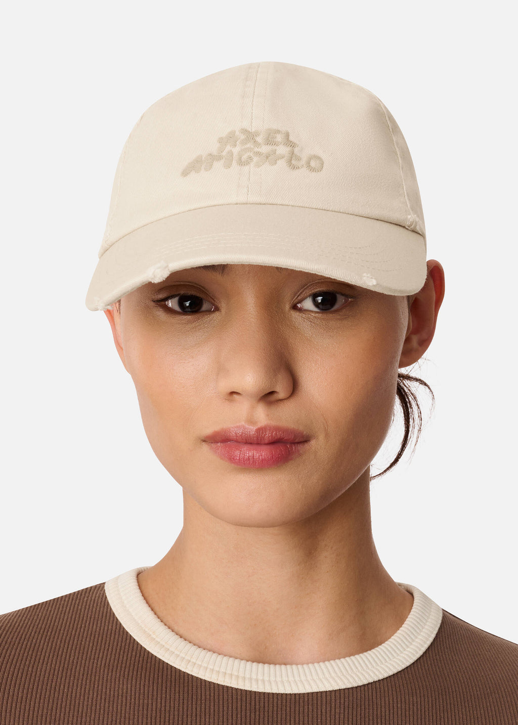 Floral Washed Cap - Beige - image 3