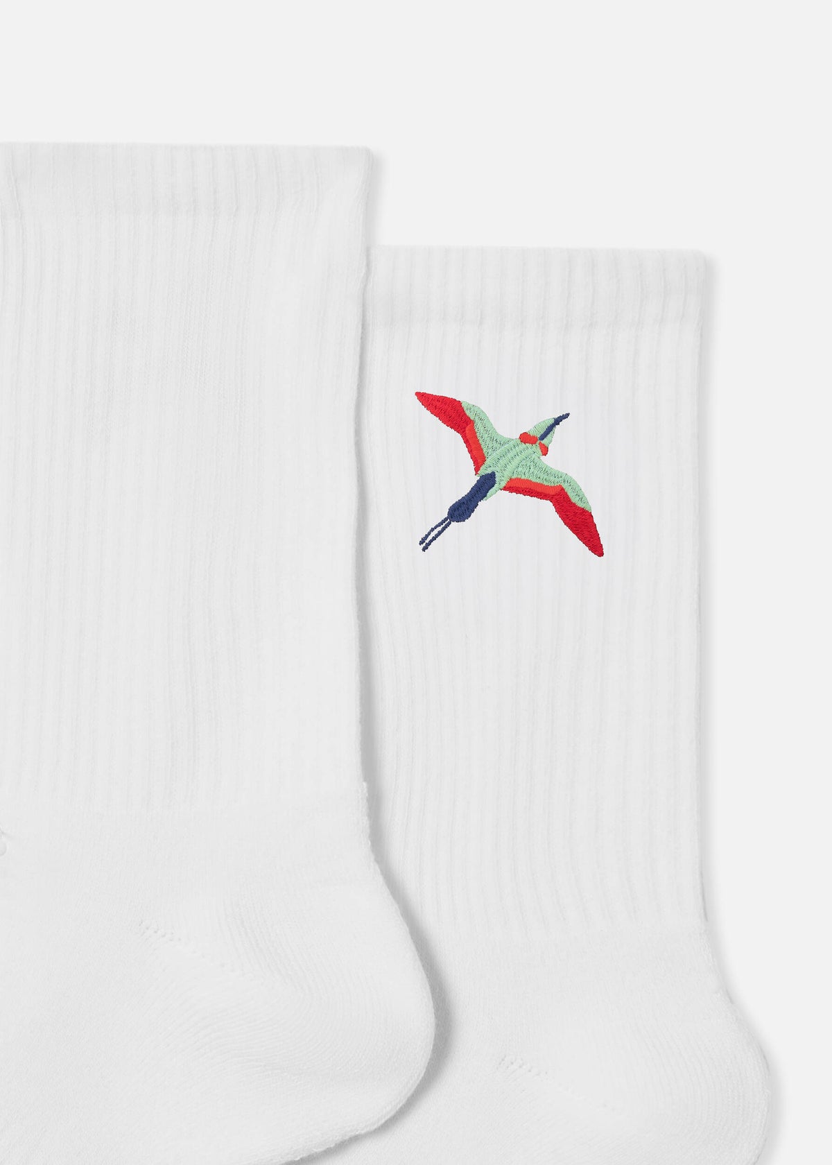 Bee Bird Tube Socks - White - image 2