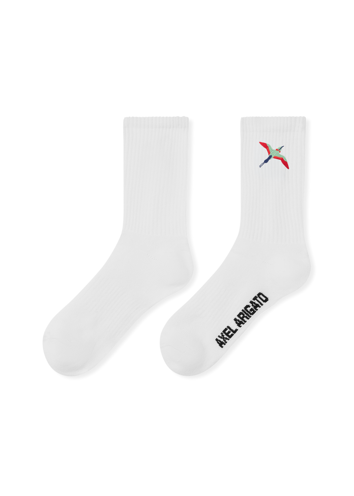 Bee Bird Tube Socks - White - image 1