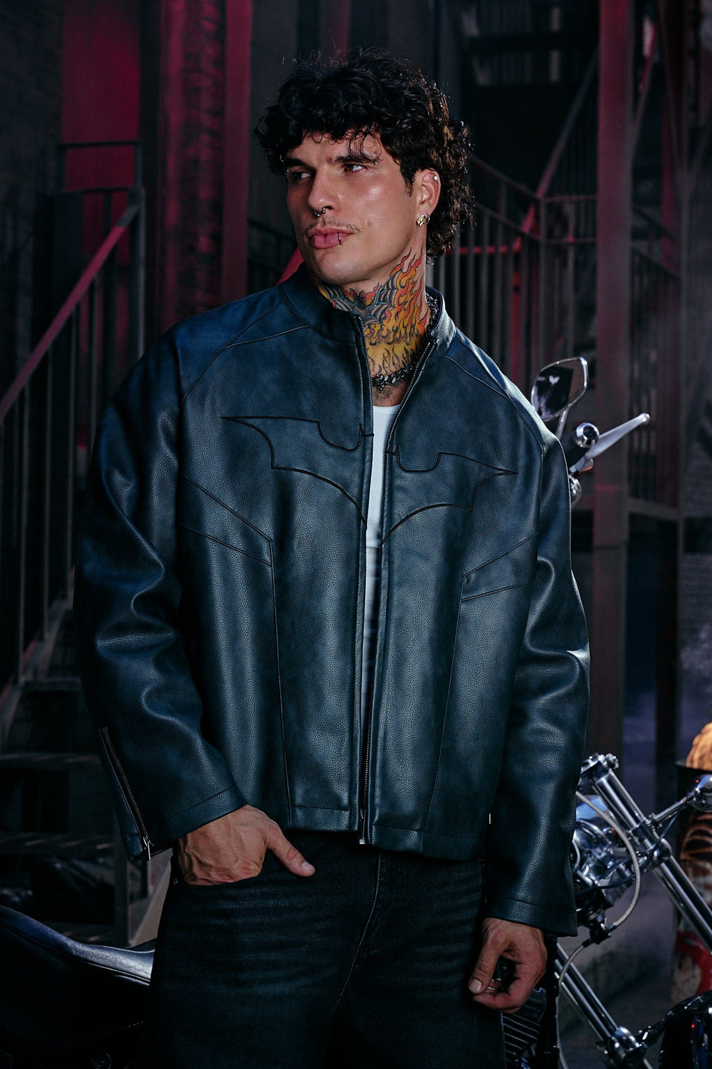5214 - Vestes en cuir Batman