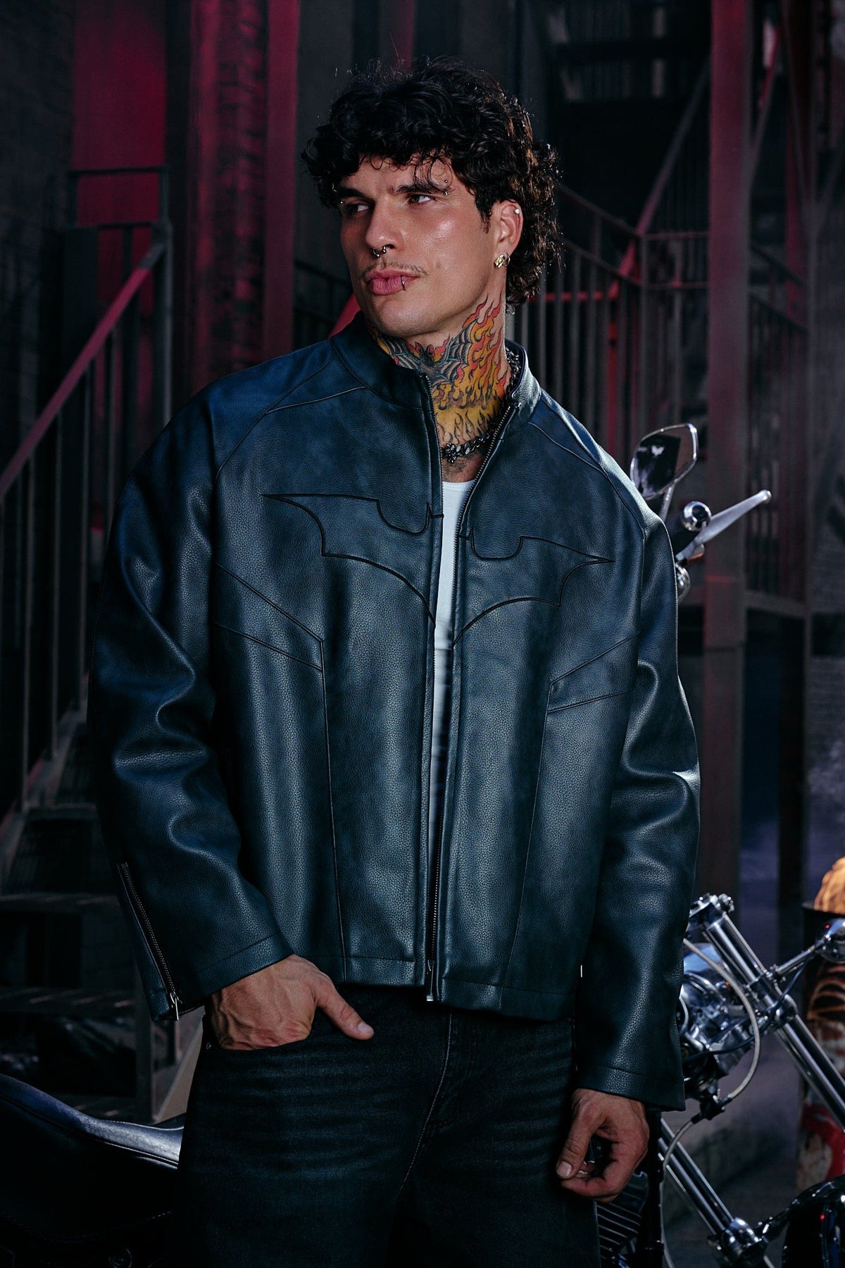 5214 - Vestes en cuir Batman