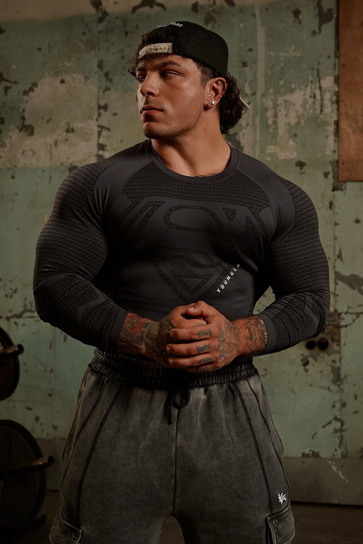 8066 - Manches longues de compression Superman