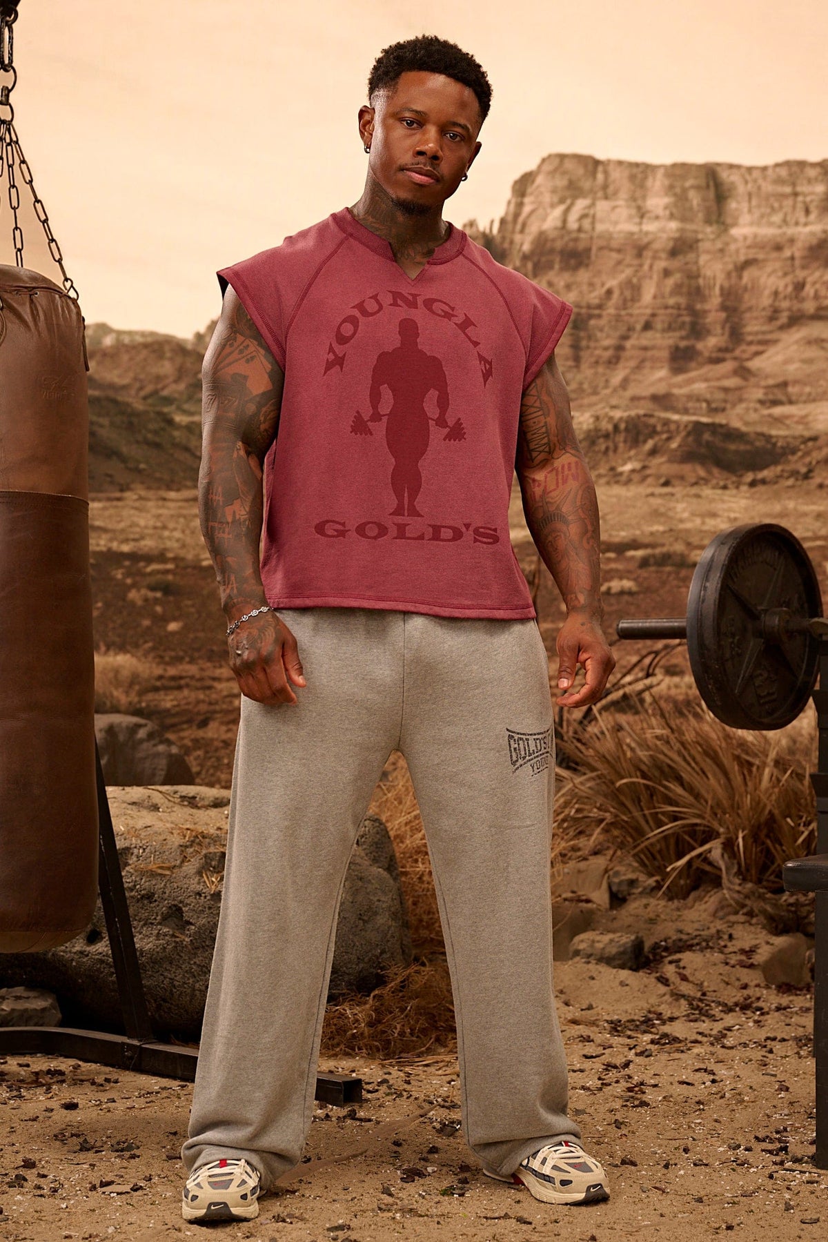 2052 - Le pantalon de survêtement Héritage Gold's Iron Legacy