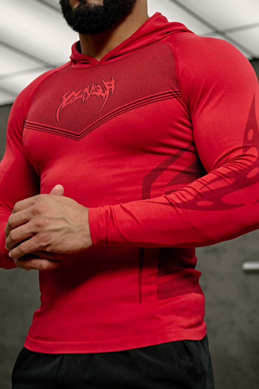 8062 - Sweats à capuche de compression Warrior