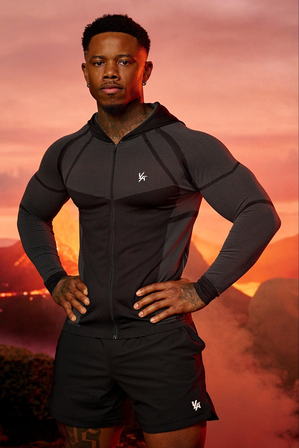 8061 - Vestes zippées de compression Apex