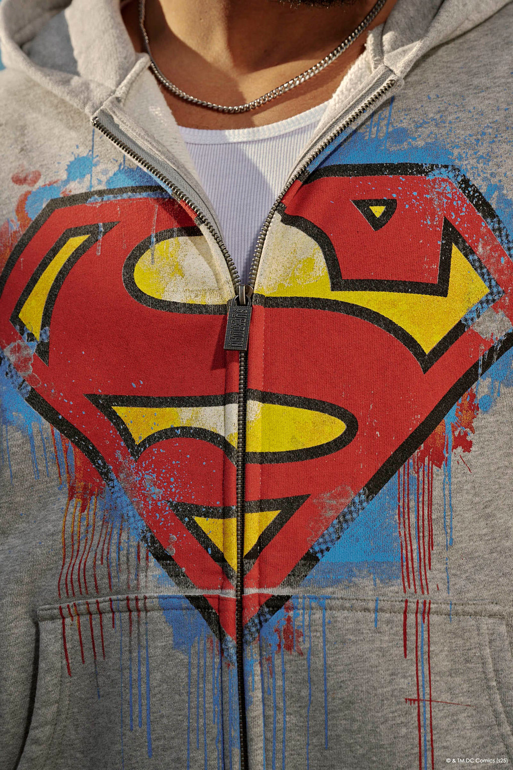 5011 - Sudaderas con cremallera Superman Drip