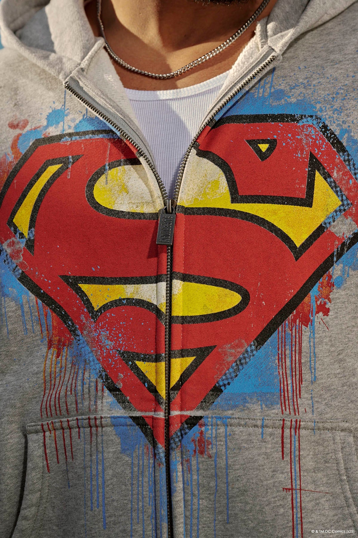 5011 - Sudaderas con cremallera Superman Drip