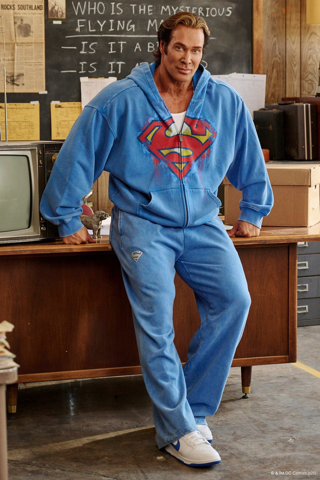 5011 - Sudaderas con cremallera Superman Drip
