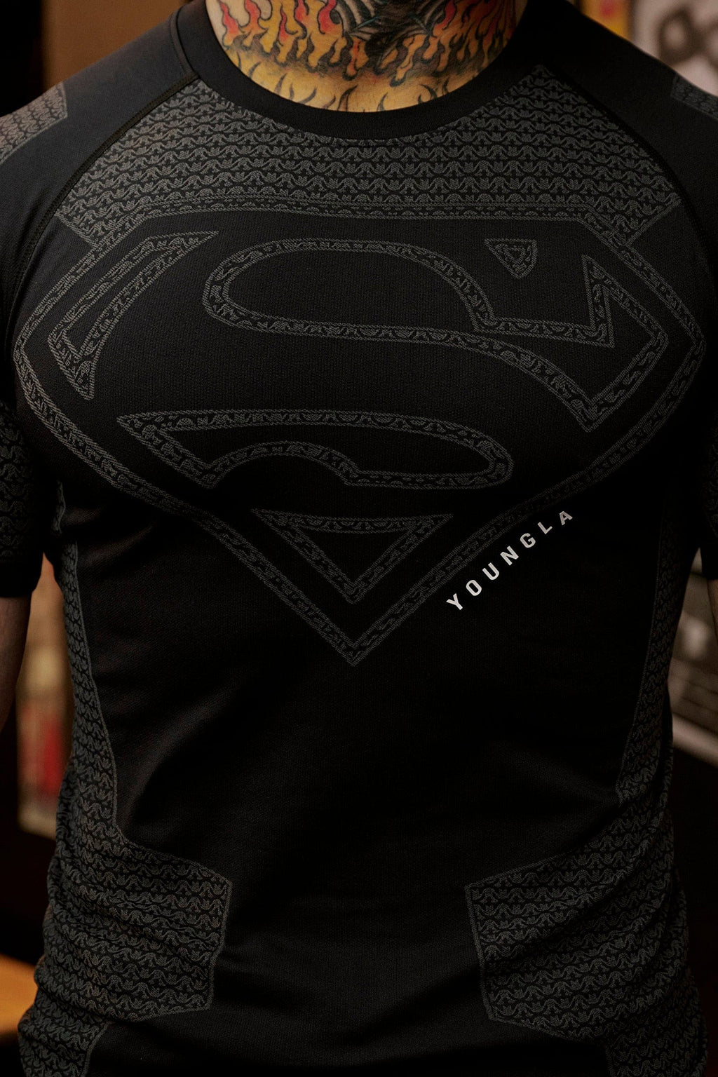 4117 - T-shirts de compression Superman