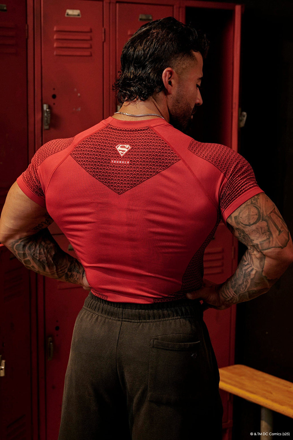 4117 - T-shirts de compression Superman