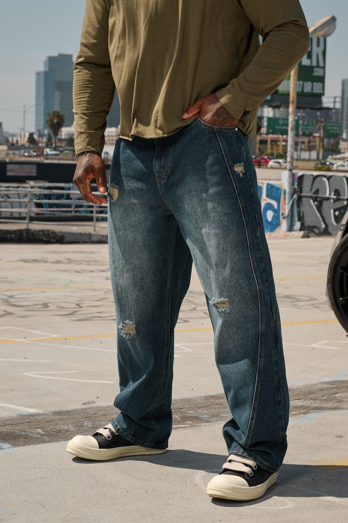 6057 - Jean en denim Downtown