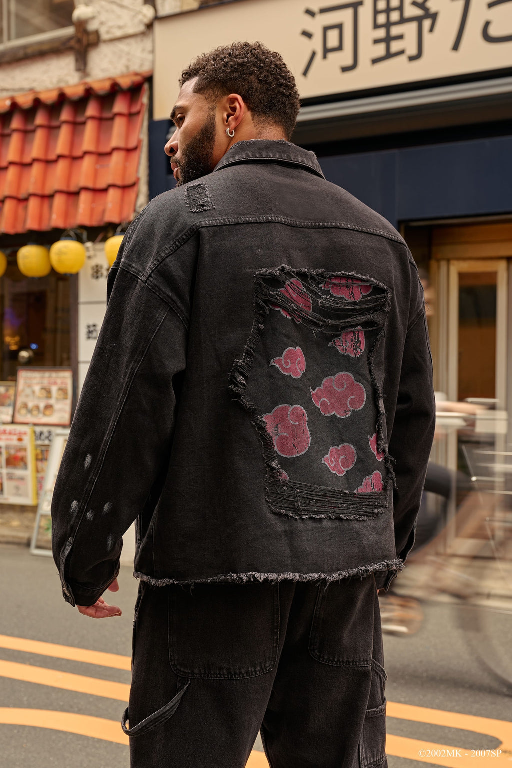 5133 - Vestes en denim usé Naruto