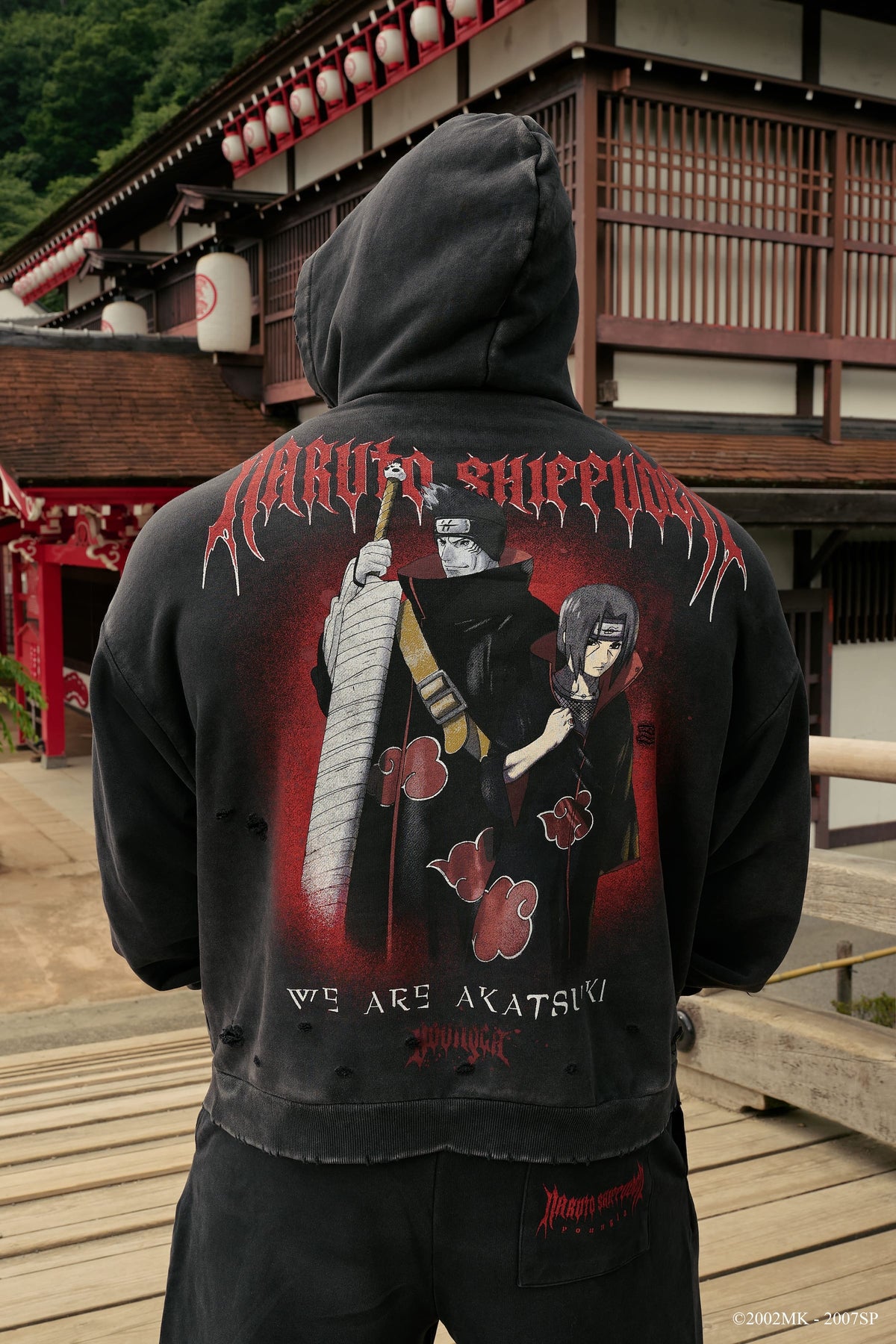 5086 - Sweat à capuche zippé Naruto