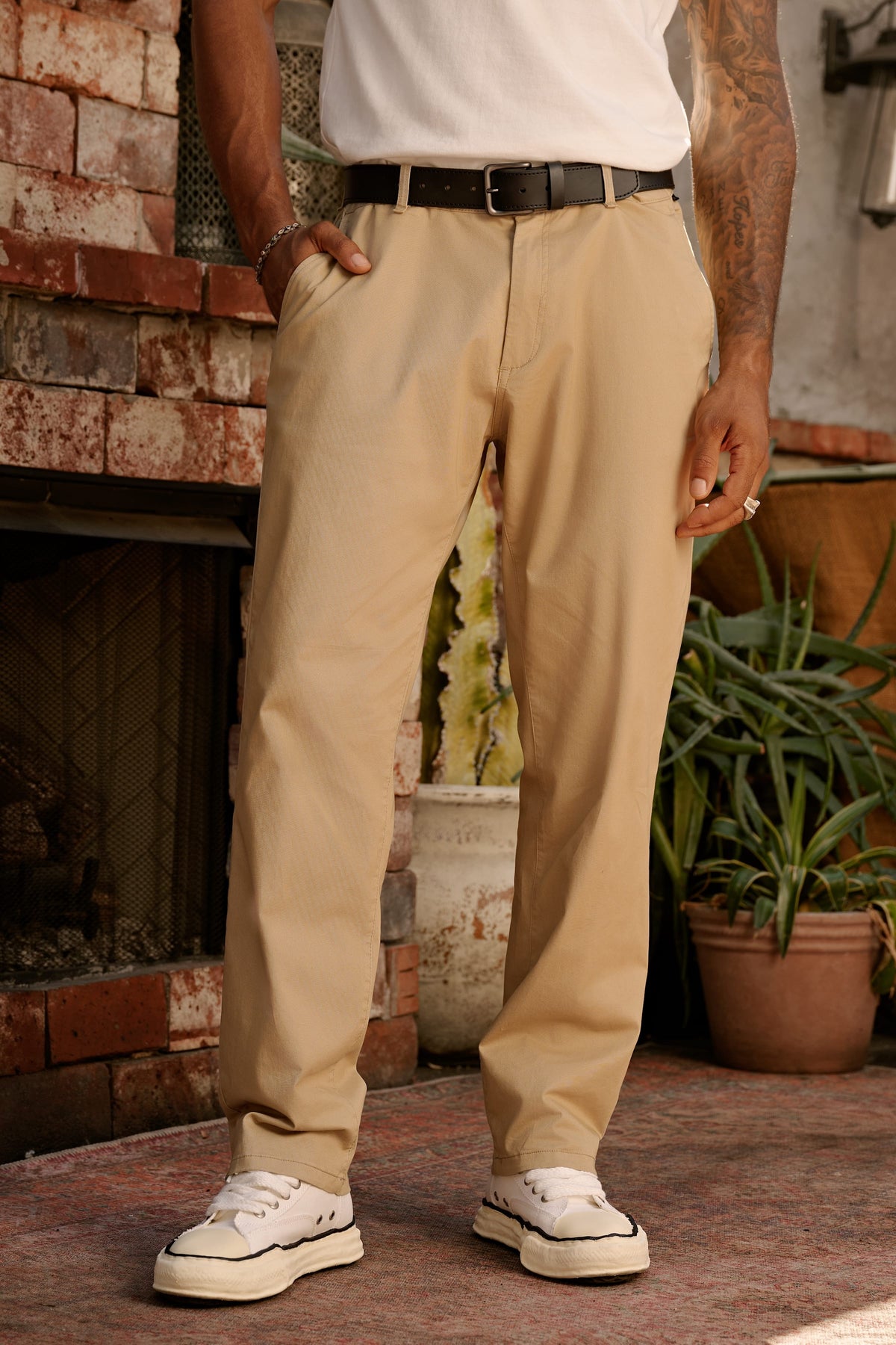 6081 - Pantalon chino décontracté