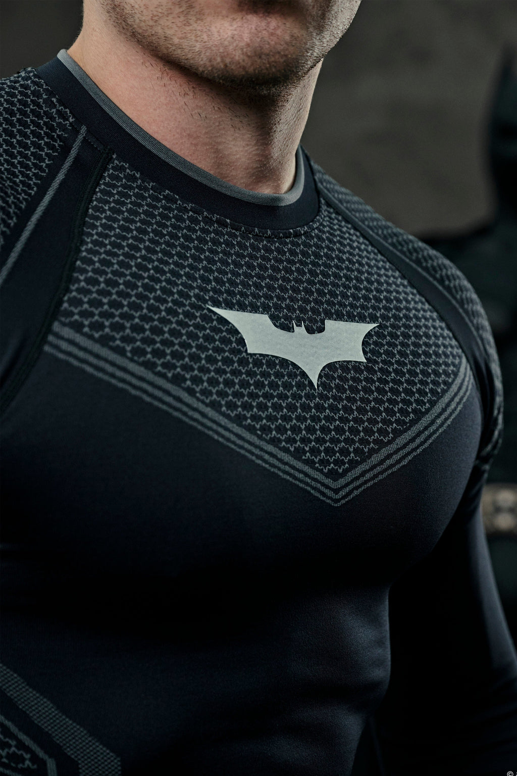 8004 - Batman Hauts à manches longues de compression Nouvelles couleurs
