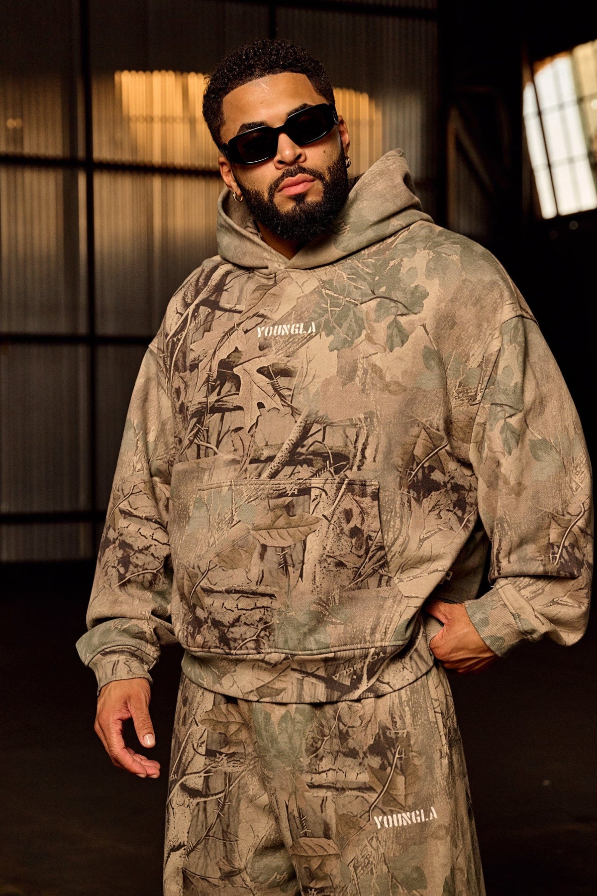 5117 - Collection camouflage d'arbres - Sweats à capuche