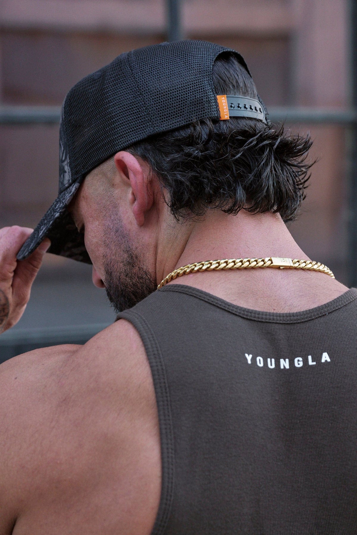 9053 - Gorras tipo camionero con camuflaje de bosque