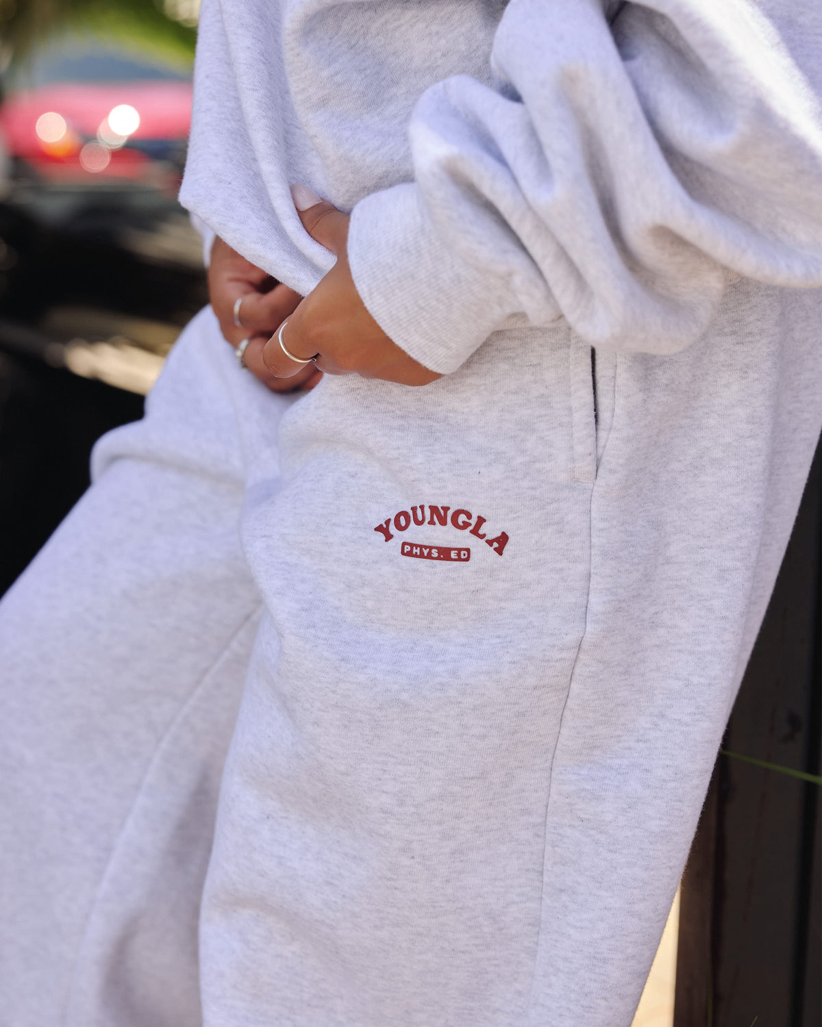 W2241 - Sweat-pant en molleton brut P.E.