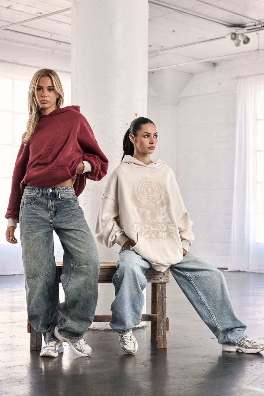 W5202 - Sweat à capuche vintage Golds Iron Legacy