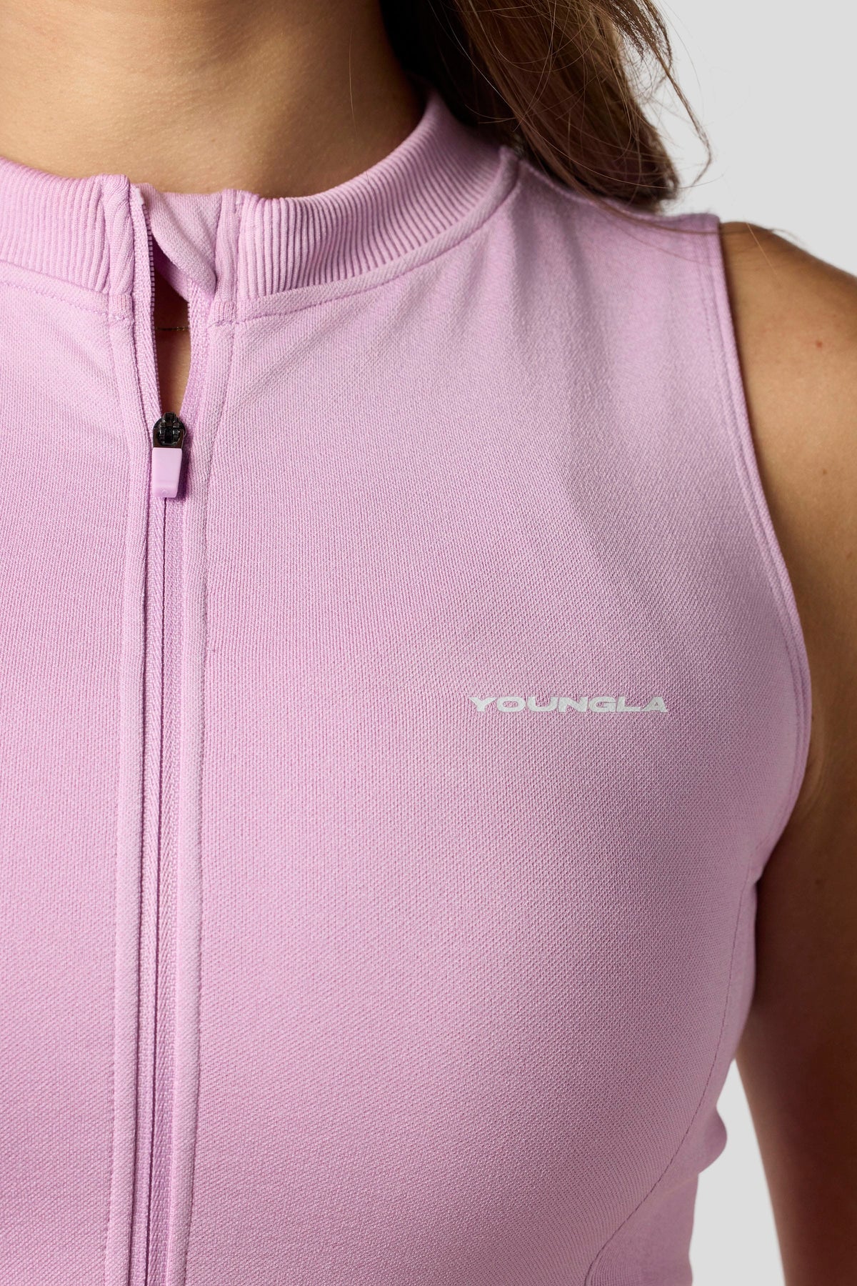 W4342 - Débardeur Pulse sans coutures zippé