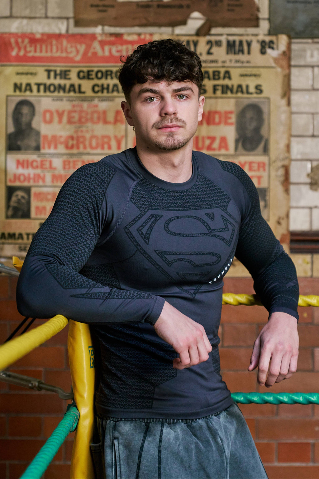 8066 - Manches longues de compression Superman