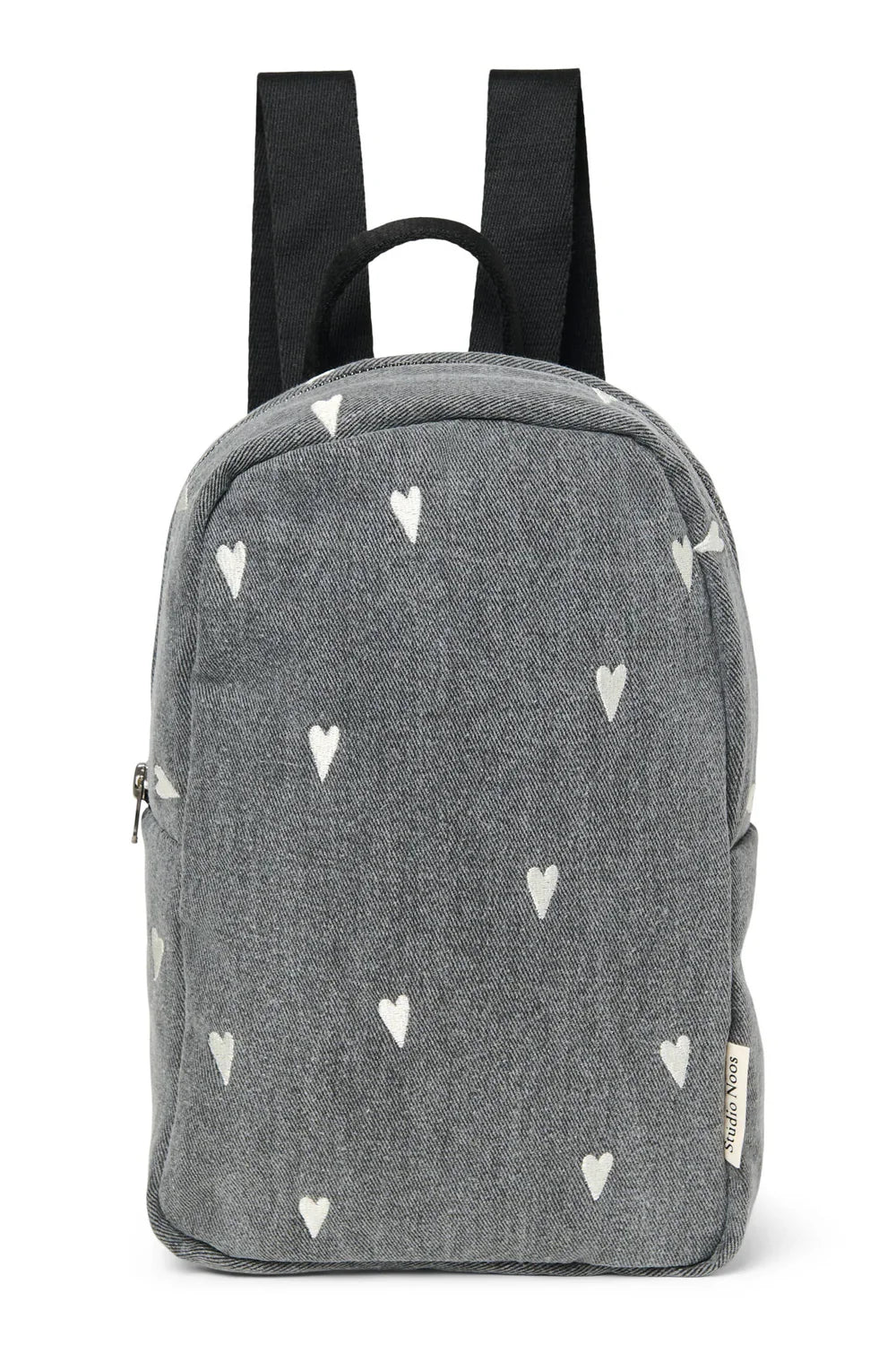 Grey Denim Mini Backpack