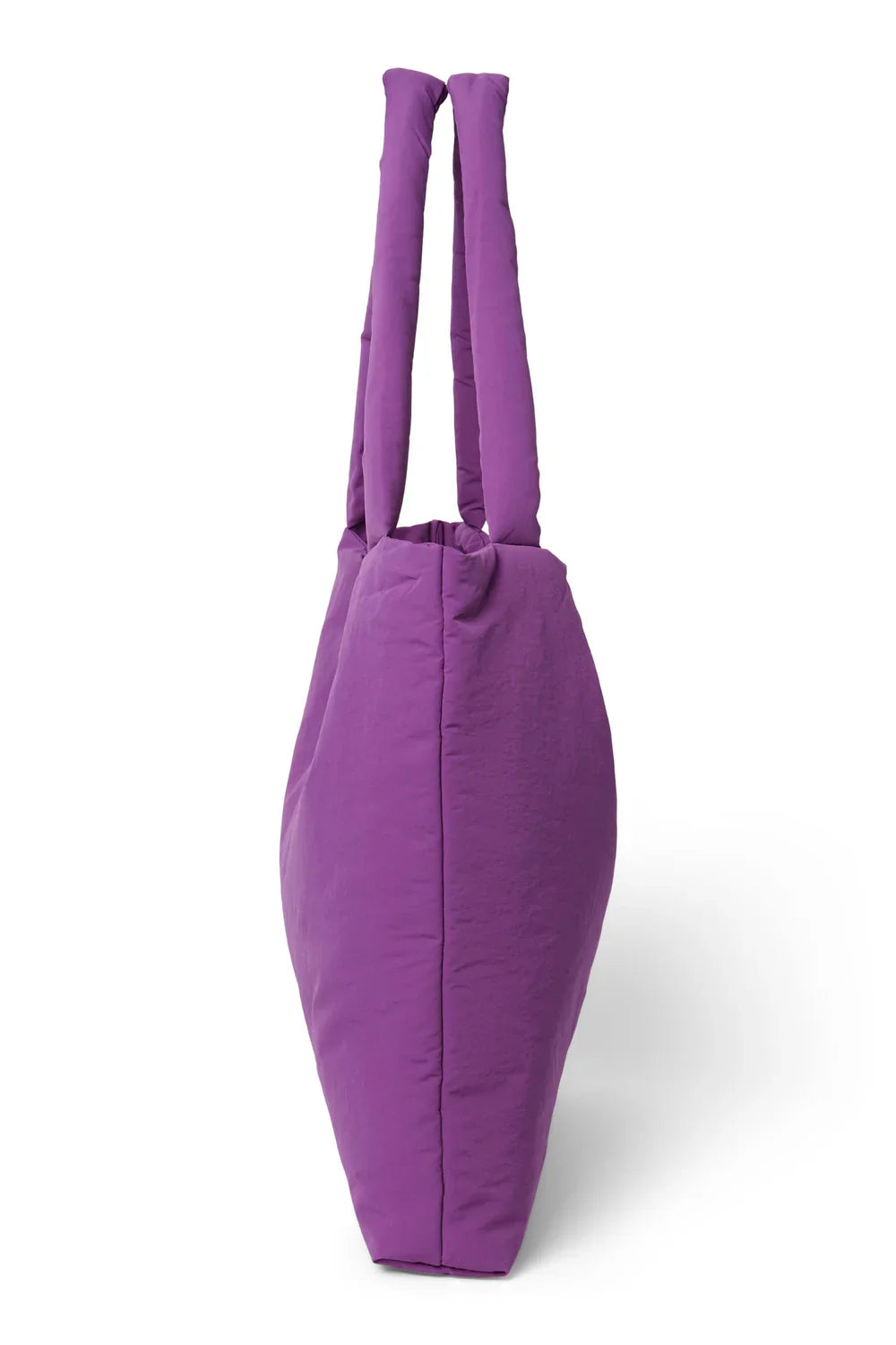 Botergele getextureerde puffy mom bag