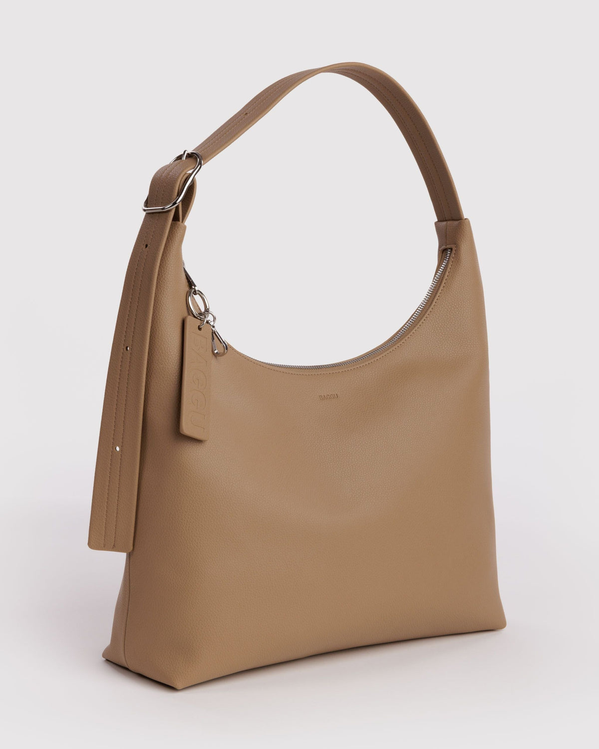 Recycled Leather Shoulder Bag - Dune - image 3