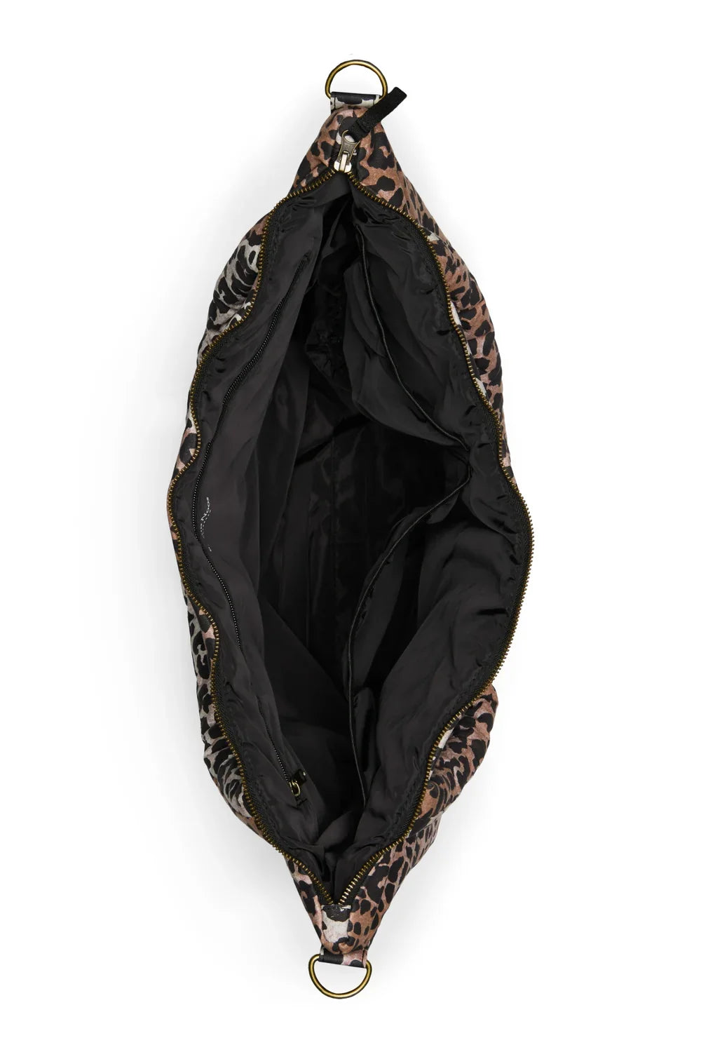 Hazel Leopard Wickeltasche aus weicher Baumwolle