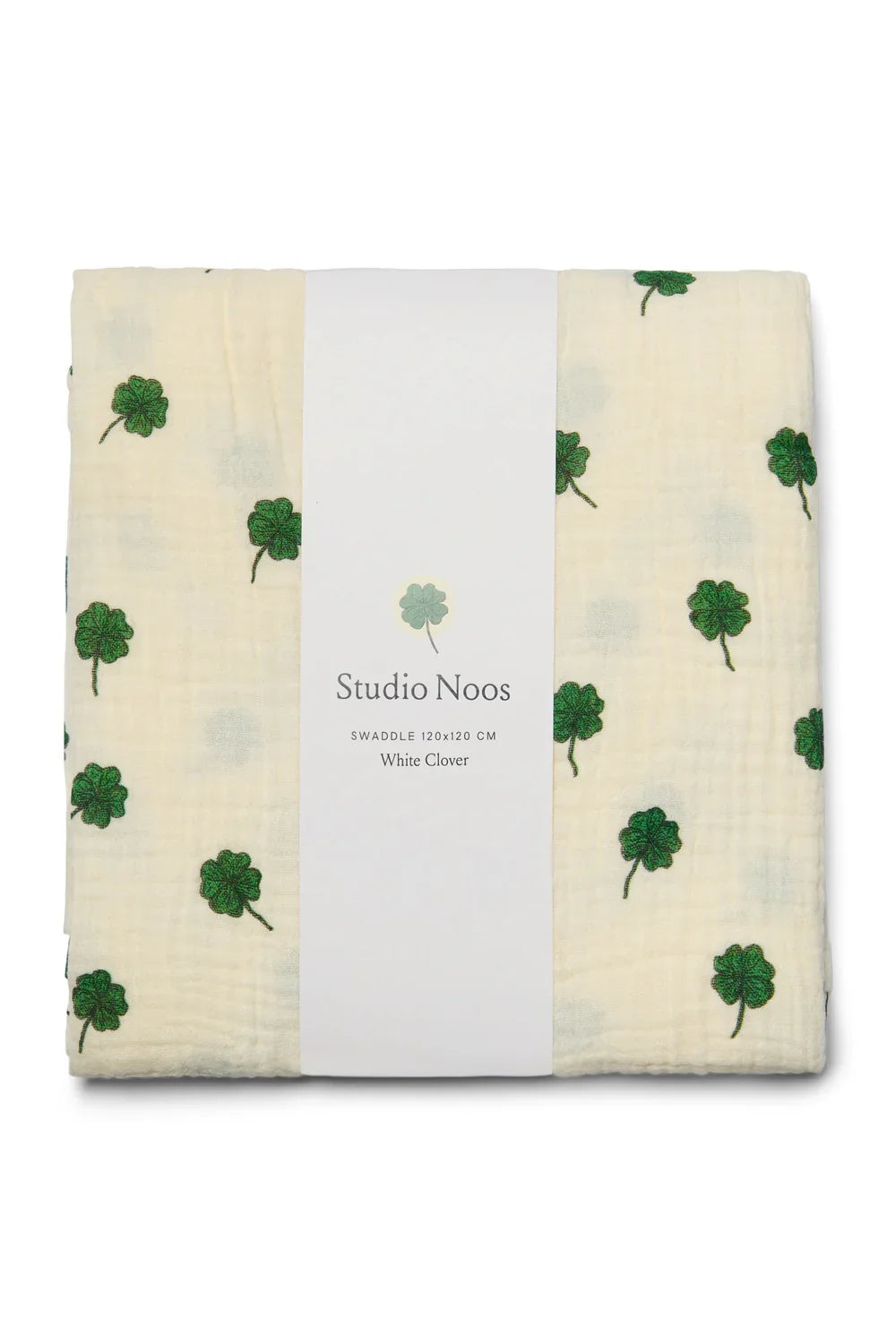 Purple Clover Swaddle Print Large