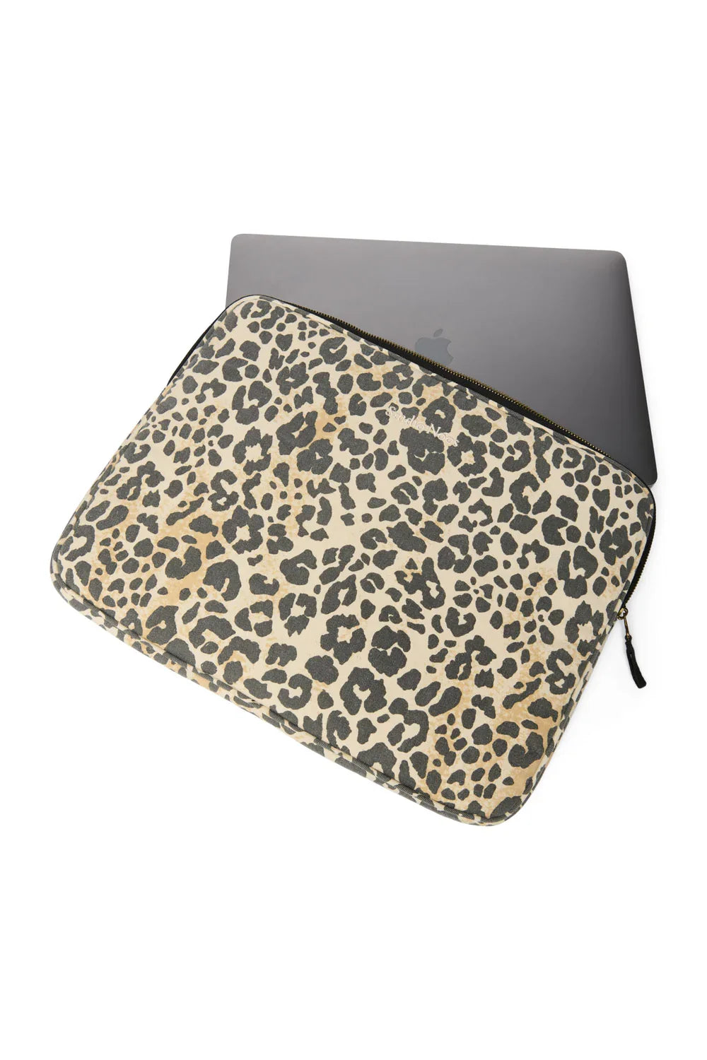 Leopard Laptop-Hülle aus weicher Baumwolle, 15 Zoll