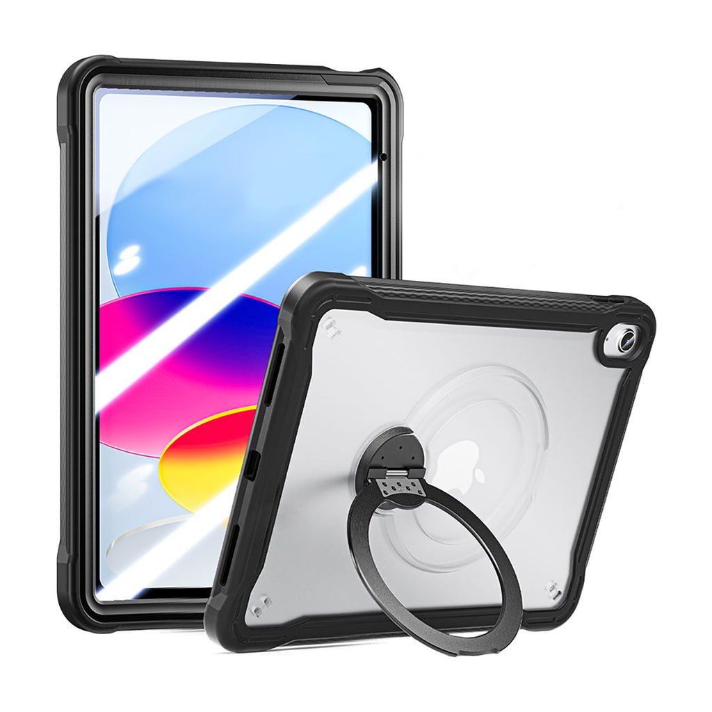 Abt Kickstand Case for iPad A16 10.9-Inch 10th/11th Gen with Built-in Screen Protector in Black - IPADCAS - image 1